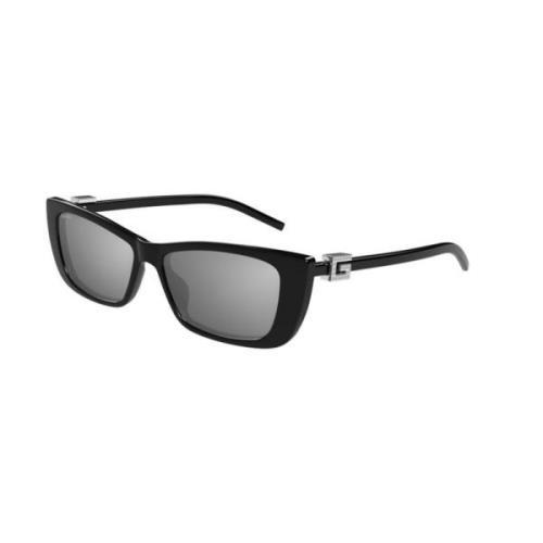 Gucci Svart Silver Solglasögon Gg1681S Modell Black, Unisex