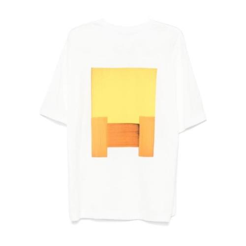 Issey Miyake Casual Bomull T-shirt White, Herr