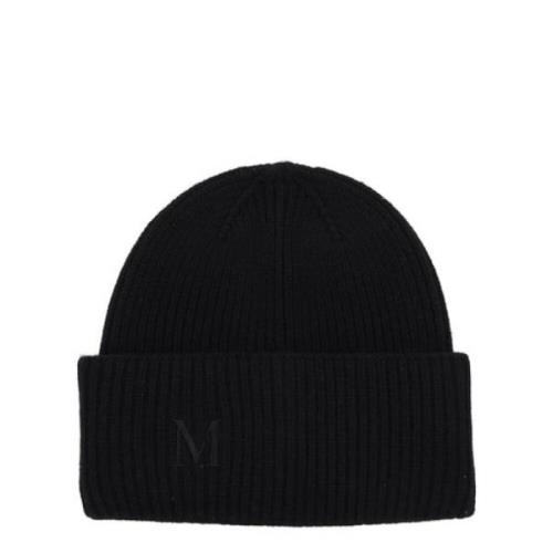 Max Mara Svart Retina Hatt Black, Dam