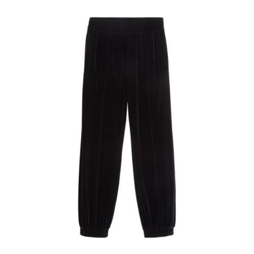 Valentino Chenille Patch Joggers med Dragsko i Midjan Black, Herr