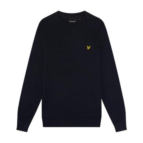 Lyle & Scott Vår/Sommar Herrstickat Kn821V Blue, Herr