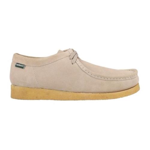 Sebago Beige Snörskor för Män Beige, Herr