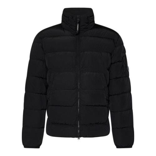 C.p. Company Svart Quiltad Jacka Aw24 Black, Herr