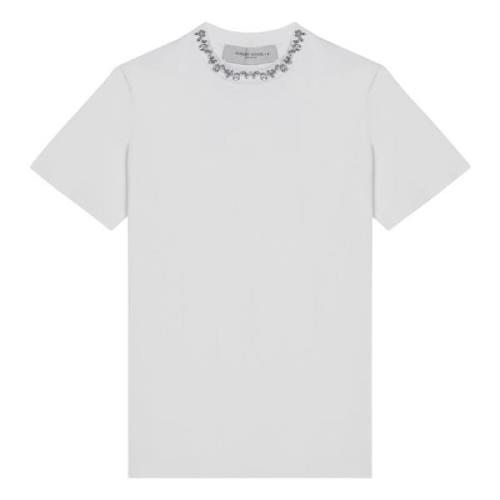 Golden Goose Kortärmad rund hals T-shirt White, Dam