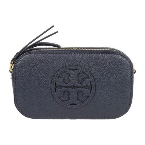 Tory Burch Marin Mini Crossbody Väska Blue, Dam