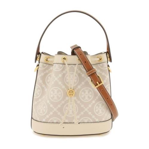 Tory Burch Monogram Hinkväska Beige, Dam