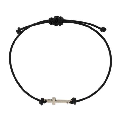 AllSaints Läderarmband Black, Herr