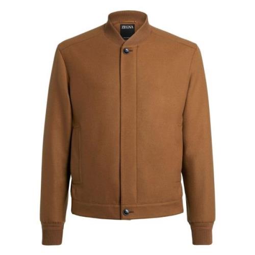 Ermenegildo Zegna Lyxig Cashmerejacka, Tillverkad i Italien Brown, Her...