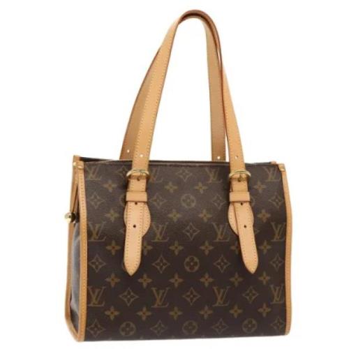 Louis Vuitton Vintage Pre-owned Canvas handvskor Brown, Dam