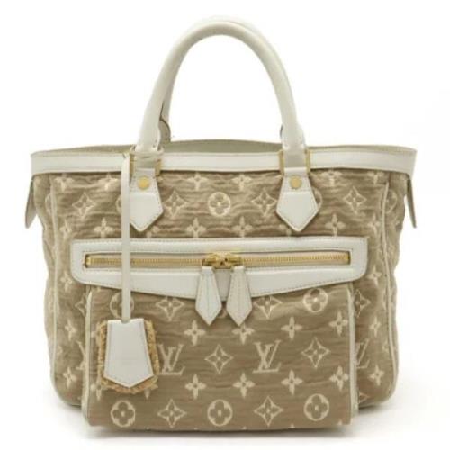 Louis Vuitton Vintage Pre-owned Canvas louis-vuitton-vskor Beige, Dam