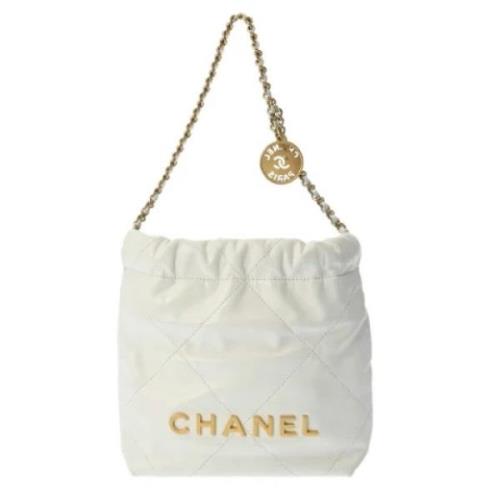 Chanel Vintage Pre-owned Laeder chanel-vskor White, Dam