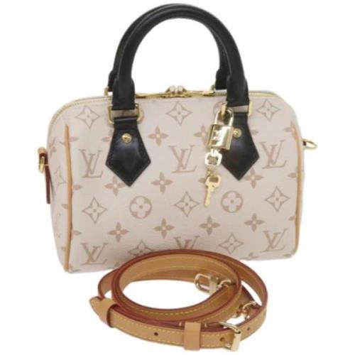 Louis Vuitton Vintage Pre-owned Canvas louis-vuitton-vskor Beige, Dam