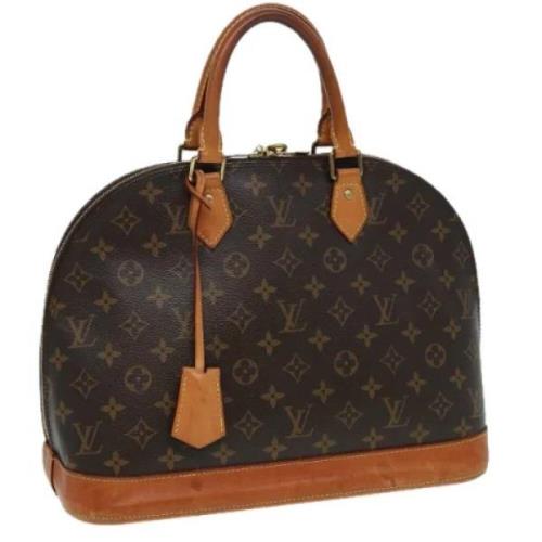 Louis Vuitton Vintage Pre-owned Laeder handvskor Brown, Dam