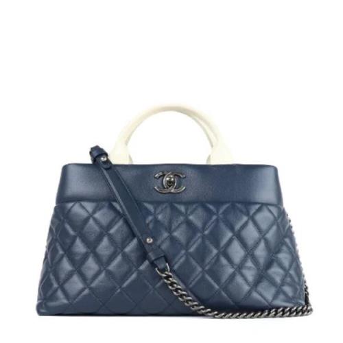 Chanel Vintage Pre-owned Laeder chanel-vskor Blue, Dam