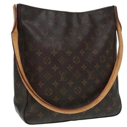 Louis Vuitton Vintage Pre-owned Canvas handvskor Brown, Dam