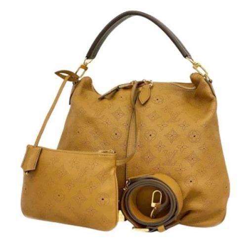 Louis Vuitton Vintage Pre-owned Laeder louis-vuitton-vskor Beige, Dam