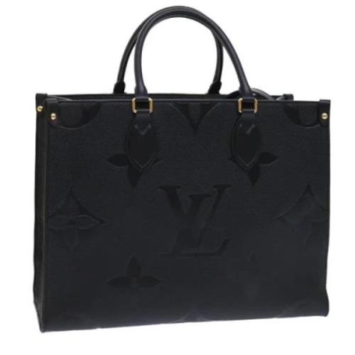 Louis Vuitton Vintage Pre-owned Laeder totevskor Black, Dam