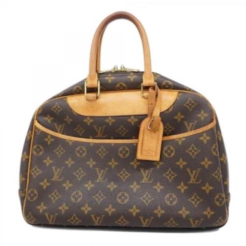 Louis Vuitton Vintage Pre-owned Tyg handvskor Brown, Dam