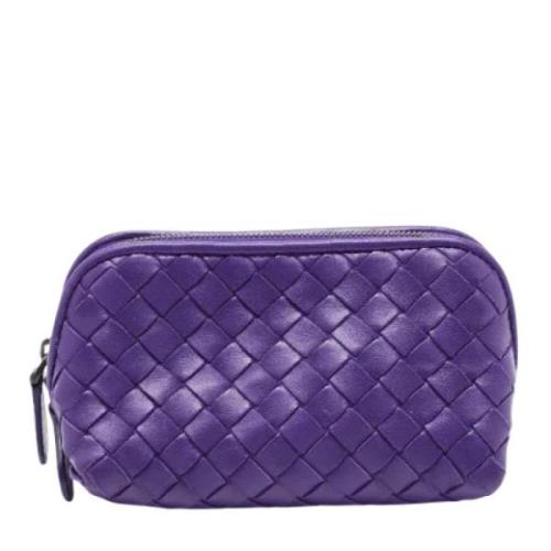 Bottega Veneta Vintage Pre-owned Laeder plnbcker Purple, Dam