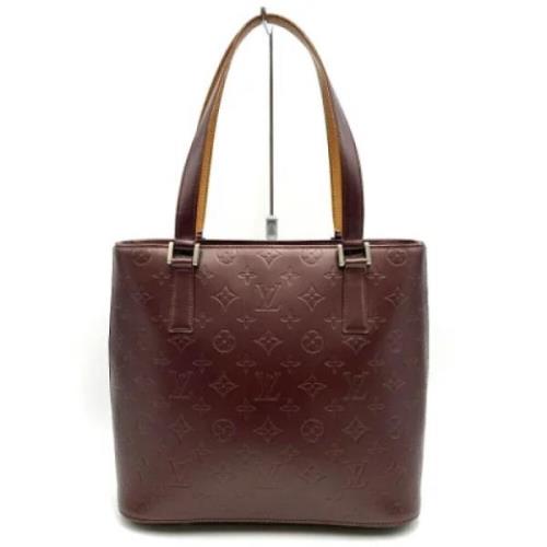 Louis Vuitton Vintage Pre-owned Laeder louis-vuitton-vskor Red, Dam