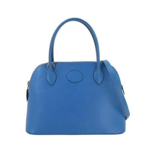 Hermès Vintage Pre-owned Laeder handvskor Blue, Dam