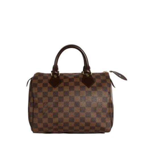 Louis Vuitton Vintage Pre-owned Canvas handvskor Brown, Dam