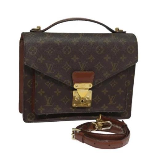 Louis Vuitton Vintage Pre-owned Canvas louis-vuitton-vskor Brown, Dam