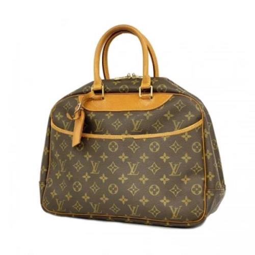 Louis Vuitton Vintage Pre-owned Tyg handvskor Brown, Dam