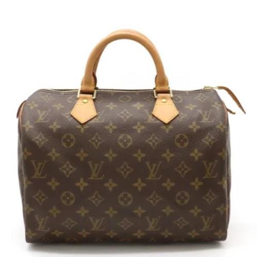 Louis Vuitton Vintage Pre-owned Canvas handvskor Brown, Dam