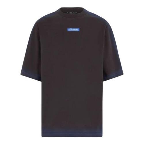 A-Cold-Wall Brun Bomull T-shirt med Logotyp Brown, Herr