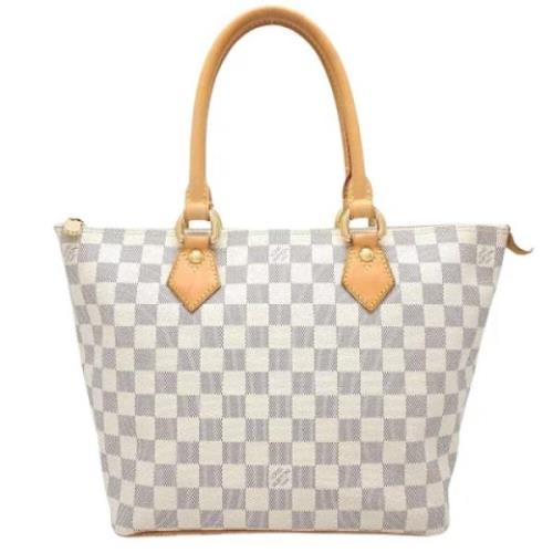 Louis Vuitton Vintage Pre-owned Canvas louis-vuitton-vskor White, Dam