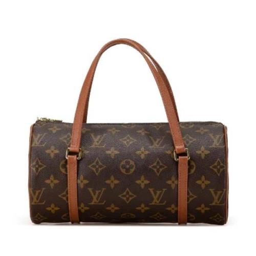 Louis Vuitton Vintage Pre-owned Canvas handvskor Brown, Dam