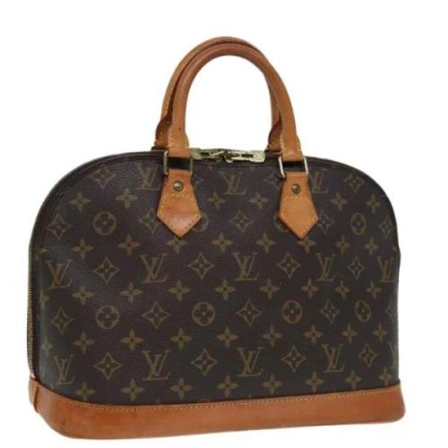 Louis Vuitton Vintage Pre-owned Canvas handvskor Brown, Dam