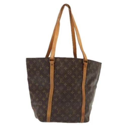 Louis Vuitton Vintage Pre-owned Canvas axelremsvskor Brown, Dam