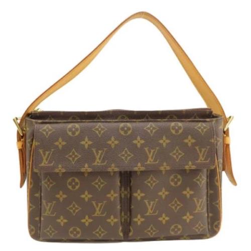 Louis Vuitton Vintage Pre-owned Canvas louis-vuitton-vskor Brown, Dam