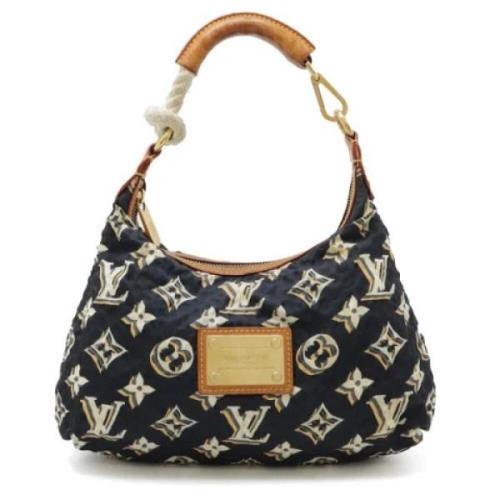 Louis Vuitton Vintage Pre-owned Canvas handvskor Blue, Dam