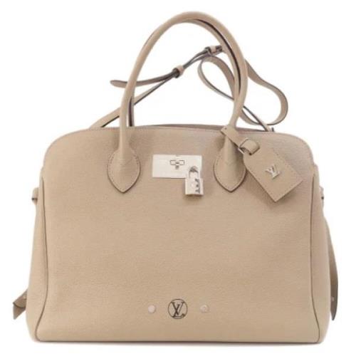 Louis Vuitton Vintage Pre-owned Laeder louis-vuitton-vskor Beige, Dam