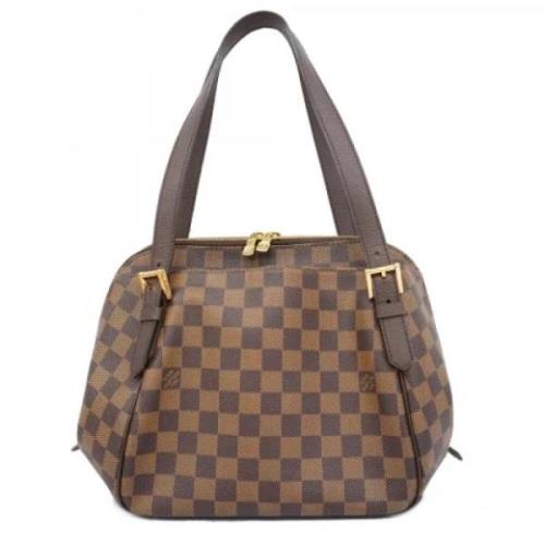 Louis Vuitton Vintage Pre-owned Tyg totevskor Brown, Dam