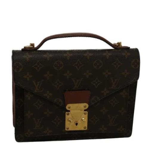 Louis Vuitton Vintage Pre-owned Canvas louis-vuitton-vskor Brown, Dam