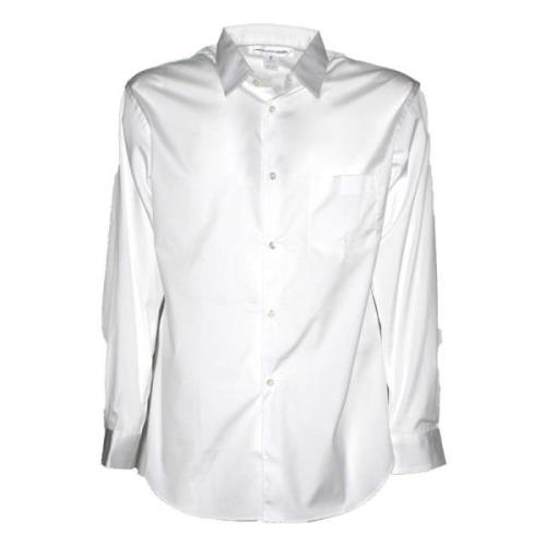 Comme des Garçons Vit Knappskjorta 100% Bomull White, Herr