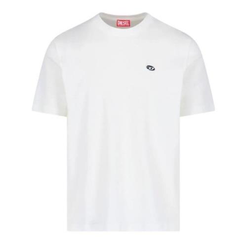 Diesel Vit Jersey T-Adjust-Doval-PJ Skjorta White, Herr