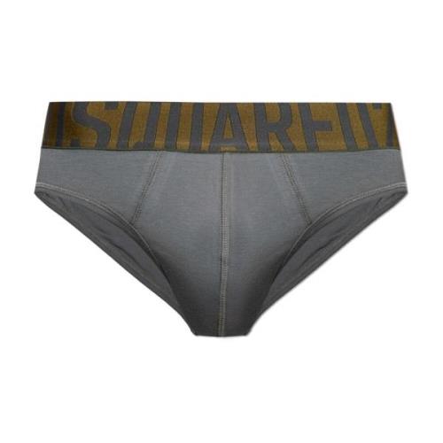 Dsquared2 Bomullsbriefs med logotyp Gray, Herr