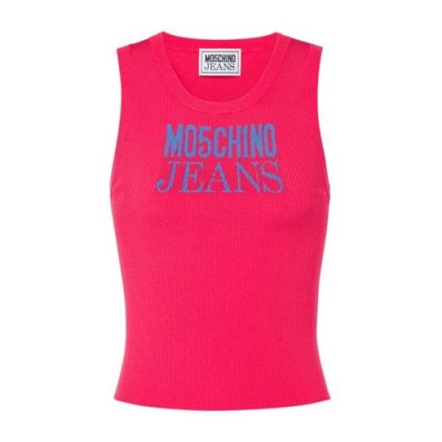 Moschino Rosa Topp för Kvinnor Pink, Dam