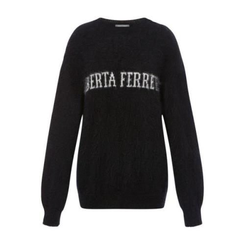 Alberta Ferretti Stiliga Sweaters Kollektion Black, Dam