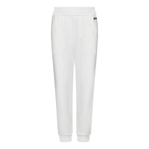 Ermenegildo Zegna Vita Joggers med Logobrodyr White, Herr