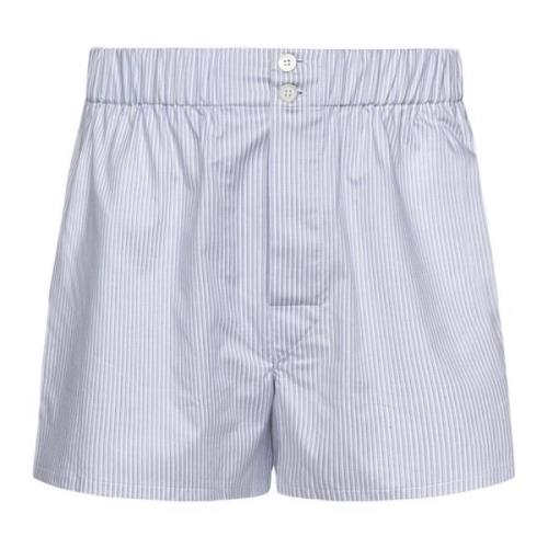 Brioni Vit Micro Stripe Boxershorts White, Herr