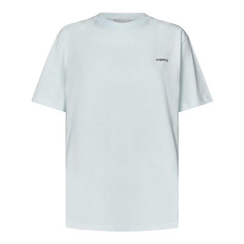 Coperni Grön T-shirt med Logotyptryck Green, Dam