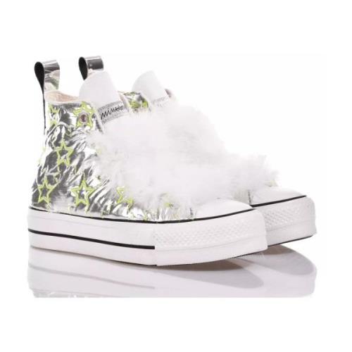 Converse Silver Fluorescent Platform Sneakers Kvinnor Gray, Dam