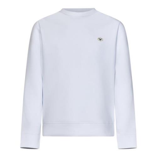 Emporio Armani Vit Tröja Stiligt Logo Bekväm Lyx White, Herr