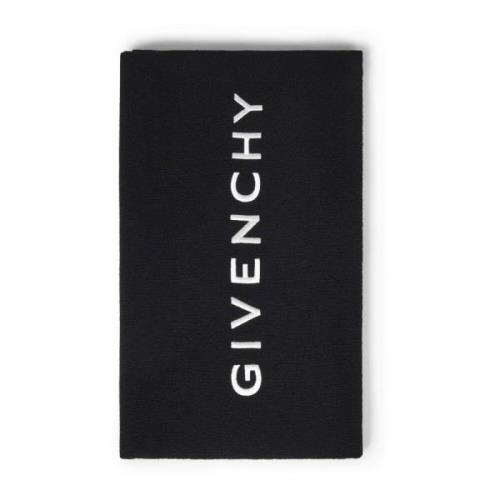 Givenchy Lyxig Svart Scarf Aw24 Black, Herr